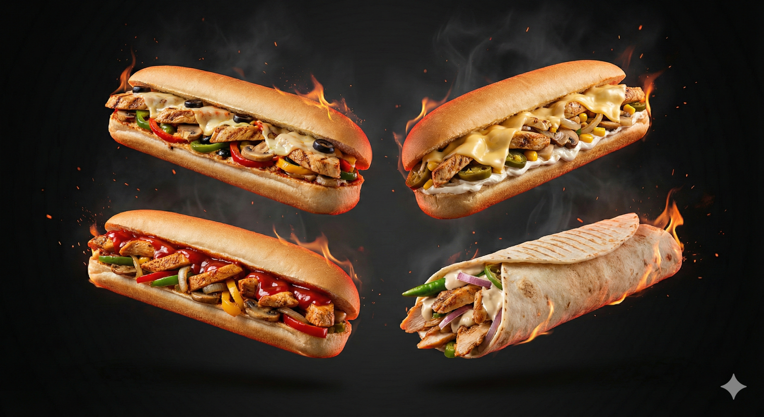 ساندوتشات الدجاج