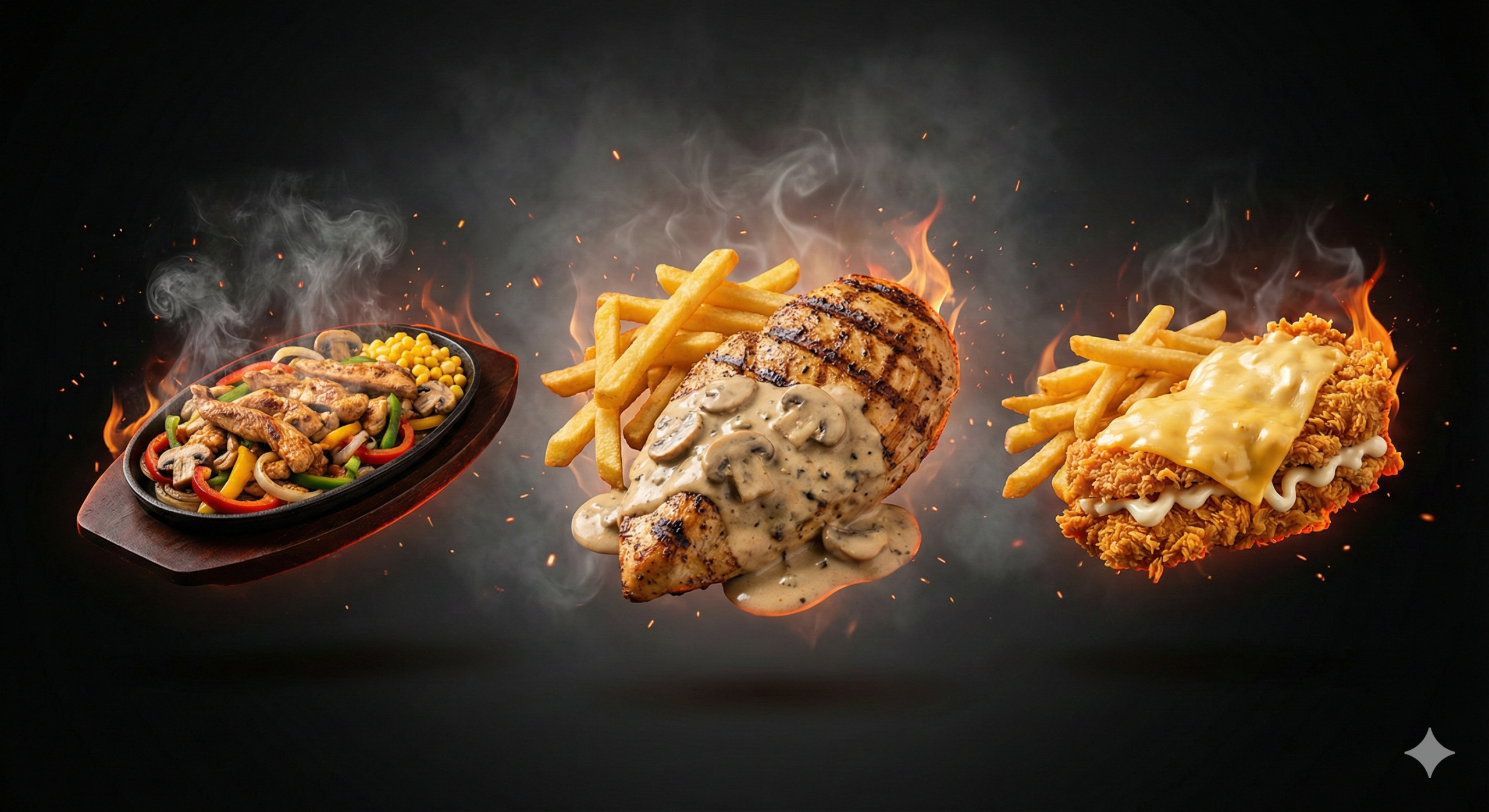 وجبات الدجاج